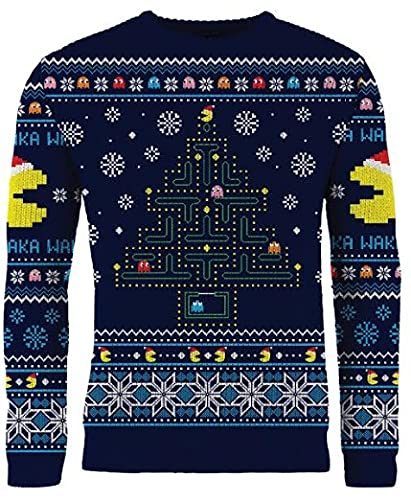 Retro Gaming Ugly Christmas Sweater for Women and Men Gamer Gift (M, Medium)