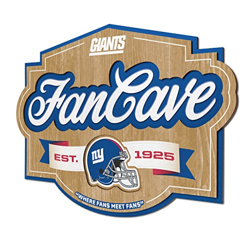 YouTheFan NFL New York Giants Fan Cave Sign