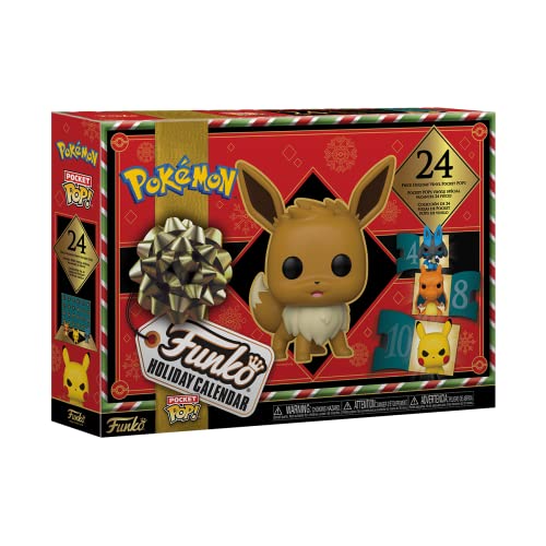 Funko Pop! Holiday Calendar - Pokemon, 24 Pocket Pop! Vinyl Figures