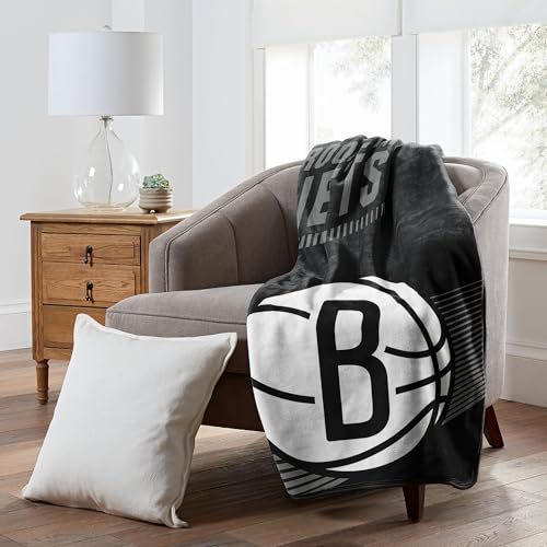 Northwest NBA Officially Licensed Brooklyn Nets 60' x 80' Microfiber Throw Blanket