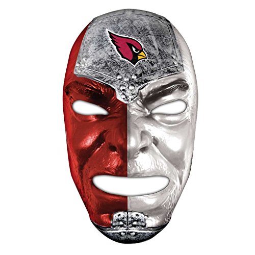 Franklin Sports NFL Arizona Cardinals Fan Face Mask - Team Fan Masks for NFL Football Games and Tailgates - Sports Fan Face Mask - Face Paint Masks