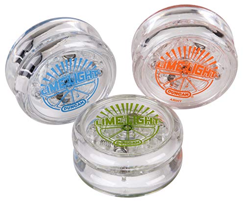 Duncan Toys Limelight LED Light-Up Yo-Yo, Beginner Level Yo-Yo with LED Lights, Mystery Color