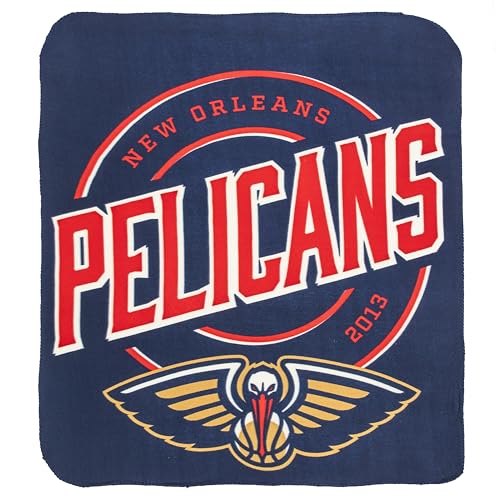 Northwest NBA New Orleans Pelicans Unisex-Adult Fleece Throw Blanket, 50' x 60', Campaign