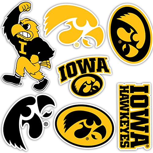 Desert Cactus University of Iowa Stickers Hawkeyes Vinyl Decals Laptop Water Bottle Car Scrapbook Sheet T2 (Type 2)