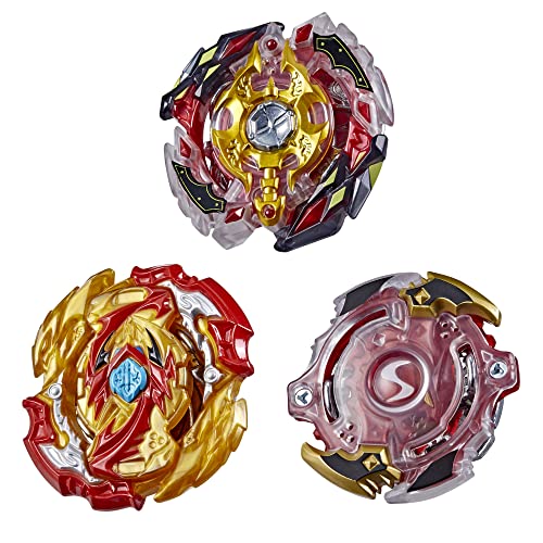 BEYBLADE Burst Evolution Trio Spryzen 3-Pack; Legend Spryzen S3, Lord Spryzen S5, Spryzen S2 Balance-Type Battling Game Top Toys