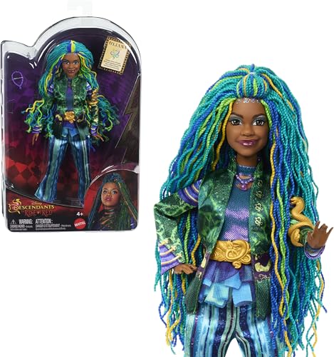 Mattel Disney Descendants: The Rise of Red Fashion Doll & Accessory, Uliana, Younger Sister of Ursula with Movie-Inspired Clothes & Necklace