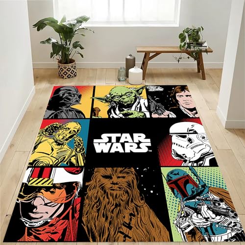 Starwars Rug, Kids Room Rug, Childs Room Rug, Area Rug, Teen Room Rug, Popular Rug, c144.1 (23”x35”)=60x90cm