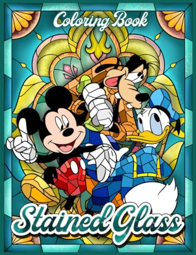 Stained Glass: Coloring Book