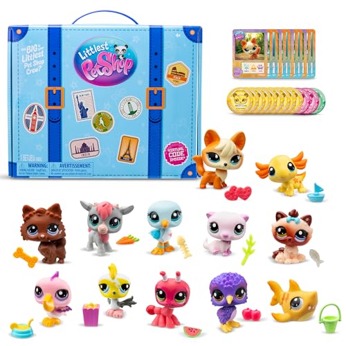 Littlest Pet Shop - Traveling Adventure Collector Set - LPS Gen 7, Authentic Mystery Figures, Surprise Collectible Kidult Toy, Girls, Boys, Kids, Tweens Ages 4+