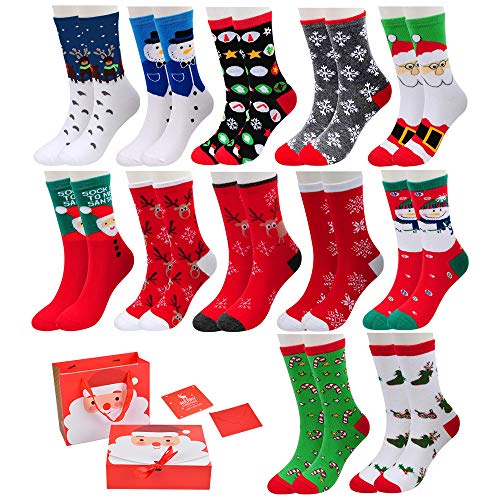 Amazon 10 Funny Christmas Socks 2022 - Oh How Unique!