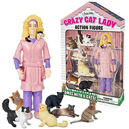 Accoutrements Crazy Cat Lady Action Figure Multicolored, 8'