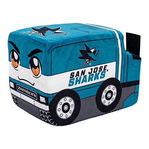 Bleacher Creatures San Jose Sharks Zamboni 7' NHL Kuricha Plushie - Soft Inspired Plush