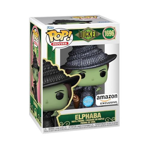 Funko Pop! Movies: Wicked - Elphaba (Glitter), Amazon Exclusive