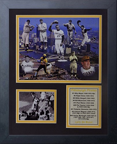 Legends Never Die MLB Pittsburgh Pirates All-Time Greats Framed Photo Collage, 12' x 15'