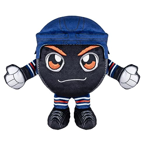 Bleacher Creatures Edmonton Oilers 8' NHL Kuricha Hockey Puck Sitting Plush - Soft Chibi Inspired Plush