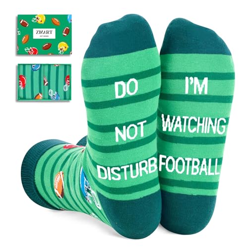 Zmart Football Rugby Gifts For Men Teen Boys, Football Coach Players Fan Team Gifts, Mens Football Socks Youth Boys Rugby Socks