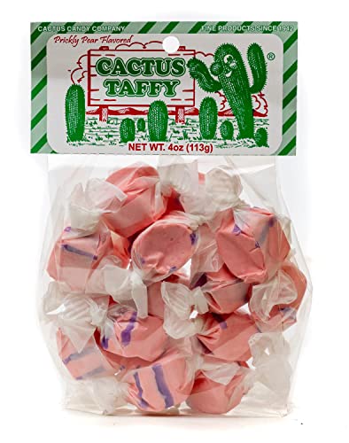 Cactus Candy Company - Prickly Pear Taffy | A Unique Sweet Treat Made in Arizona (4oz)