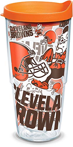 Tervis NFL Cleveland Browns-All Over Insulated Tumbler, 24 oz, Classic