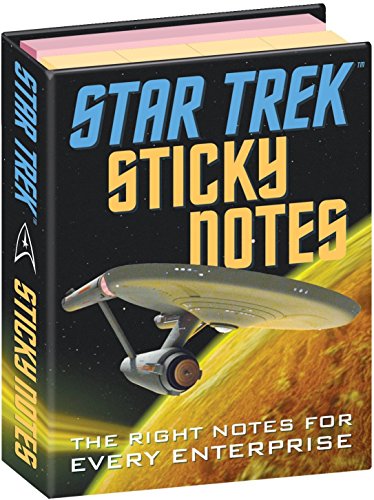 The Unemployed Philosophers Guild Star Trek Sticky Notes Booklet - Officially Licensed 3.25' by 4.25' Booklet with Self-Sticky Individual Notes