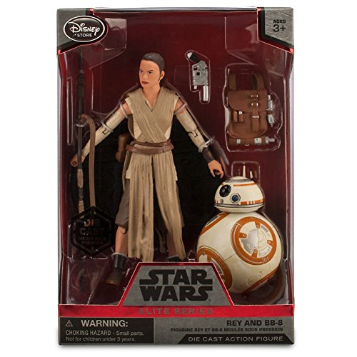 Rey and BB-8 Elite Series Die Cast Action Figures - 6'' - Star Wars: The Force Awakens