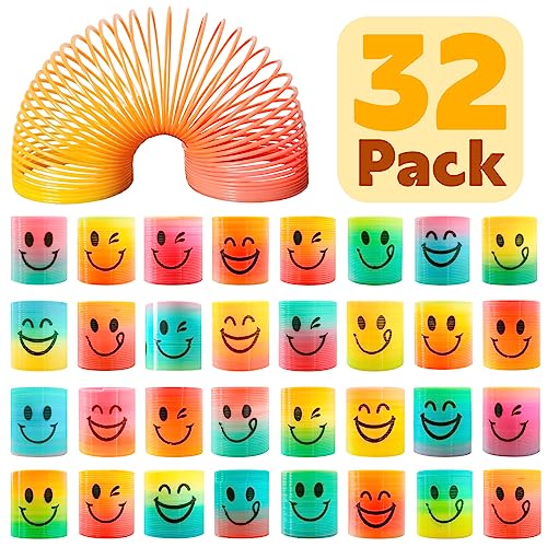 Cocurb 32 Pcs Mini Spring Party Favors for Kids 4 to 8 Fun Goodie Bag Stuffers for Birthdays, Classroom Prizes, and Small Toys Present