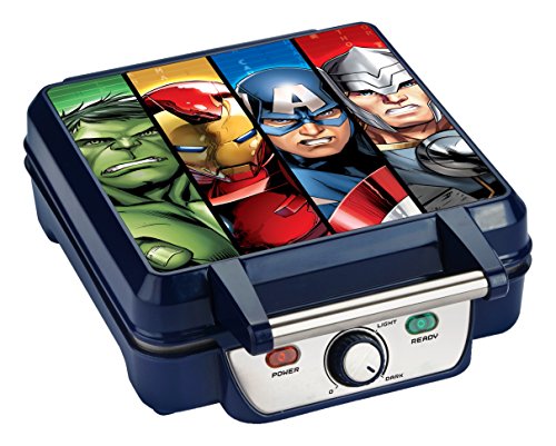 Marvel MVA-281 Waffle Maker, Unit: 13' x 9.7' x 4', Blue