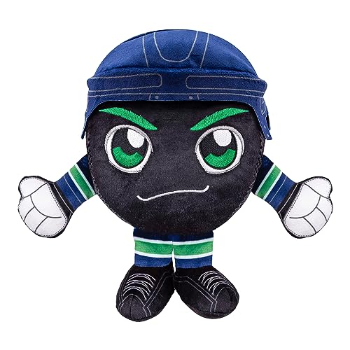 Bleacher Creatures Vancouver Canucks 8' NHL Kuricha Hockey Puck Sitting Plush - Soft Chibi Inspired Plush