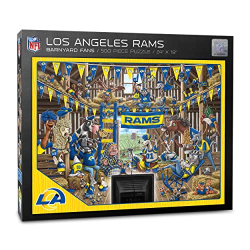 YouTheFan NFL Los Angeles Rams Barnyard Fans 500pc Puzzle