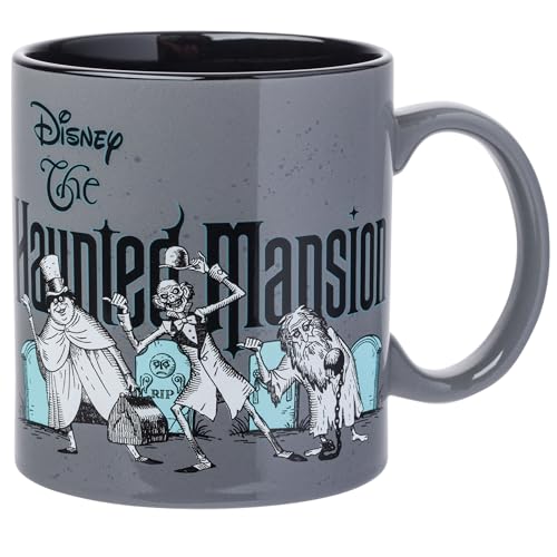 Silver Buffalo Haunted Mansion Beware Ceramic Mug, 20 Ounces