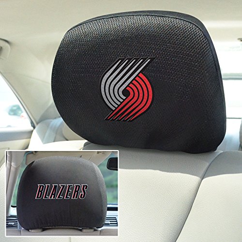 Fanmats - 14776 FANMATS NBA Portland Trail Blazers Polyester Head Rest Cover 10'x13'