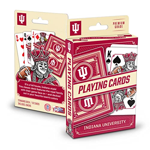 YouTheFan NCAA Indiana Hoosiers Classic Series Playing Cards