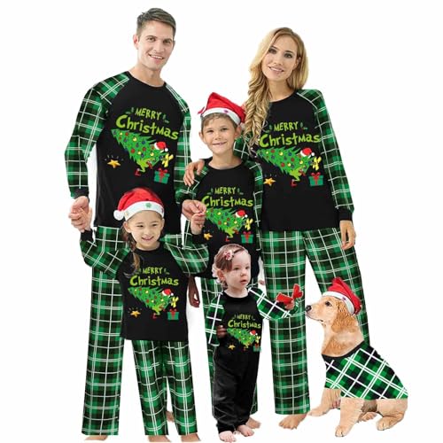 Family Christmas Pjs Matching Sets Christmas Family Pajamas Matching Sets Couples Christmas Pajamas Holiday Jammies(PJS-135-Women, Large)