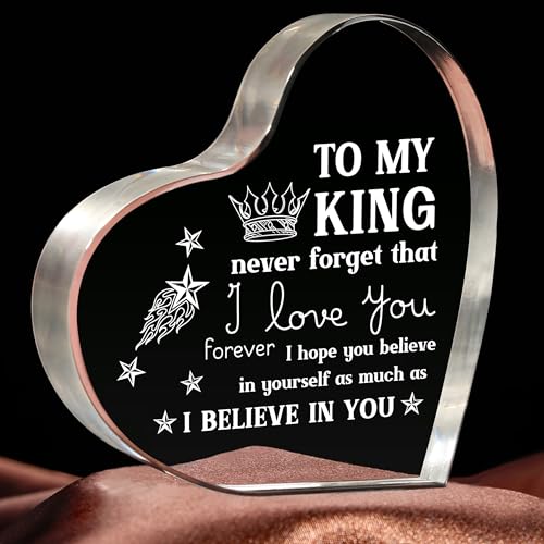 Milcier Gifts for Boyfriend, Husband Gifts, Birthday Gifts for Boyfriend - I Love You Gifts for Him Anniversary Keepsake 3.9x3.9' - Christmas Gifts Valentines Day Gifts for Him