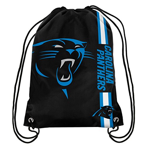 FOCO Carolina Panthers NFL Big Logo Drawstring Backpack