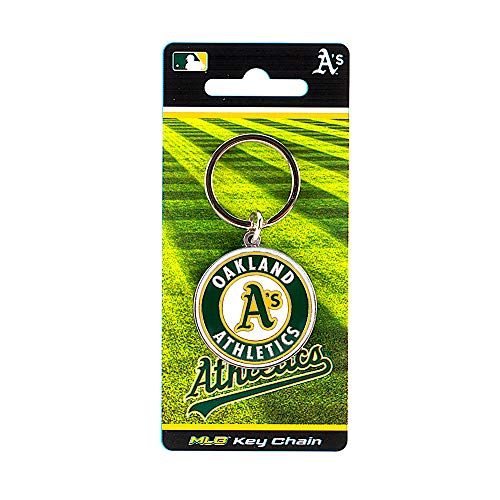 UPI Marketing, Inc. MLB Oakland Athletics KeychainTeam Logo, Team Colors, One Size