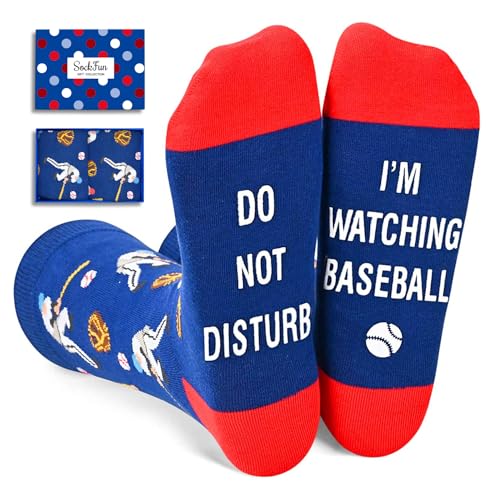 Baseball Gifts For Men Women Teen - Gifts For Baseball Players Coach Lovers, Baseball Mom Dad Gifts, Unisex Baseball Socks