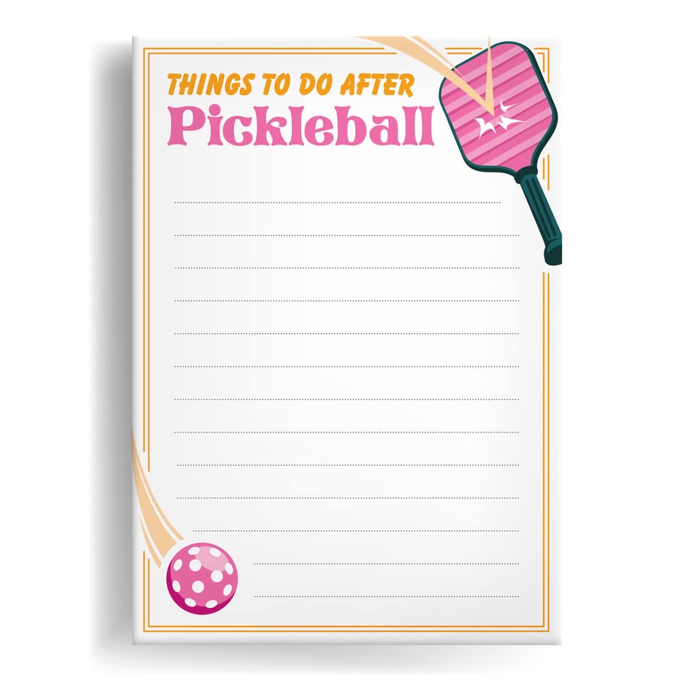 Funny Memo Notepads - Set of 2- Funny Pickleball Gifts - Cute Note Pads