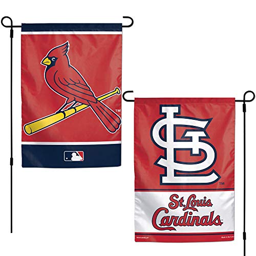 Wincraft MLB St. Louis Cardinals Flag12x18 Garden Style 2 Sided Flag, Team Colors, One Size