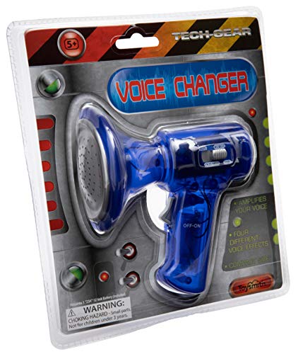 Toysmith Tech Gear Multi Voice Changer, Amplifies Voice With 8 Different Voice Effects, For Boys & Girls Ages 5+, Colors vary