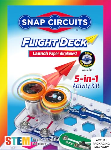 Snap Circuits Flight Deck Science/STEM Toy kit | Ages 8+ | Construction Gift for Boys and Girls