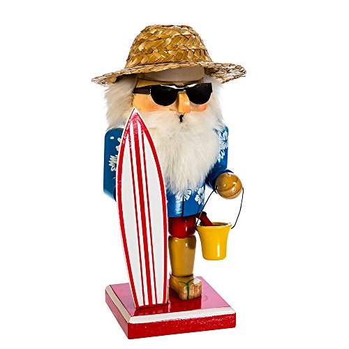 Kurt S. Adler, Inc. C5876 Kurt Adler 8' Surfer Santa Nutcracker