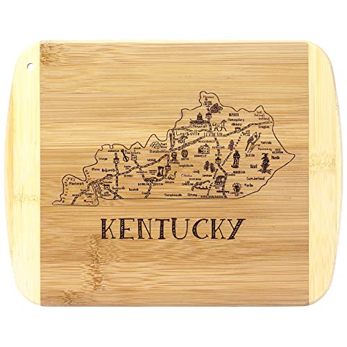Totally Bamboo A Slice of Life Kentucky State Serving and Cutting Board, 11' x 8.75'