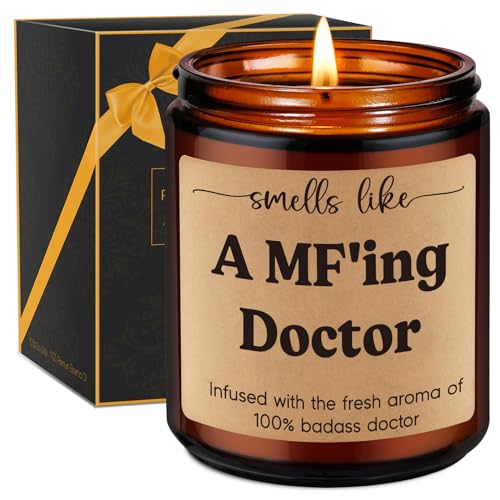 Miracu Candle, Doctor Gifts for Women, Men - Doctor Graduation Gifts, Doctor Appreciation Gifts, Funny Gifts for Doctor - Christmas, Birthday Gifts for Doctors Female, Best Doctor, Future Doctor