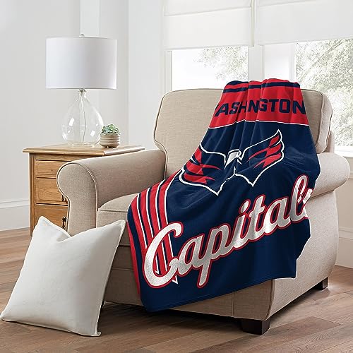 Northwest NHL Officially Licensed Washington Capitals 46' x 60' Microfiber Throw Blanket