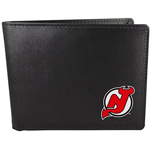 NHL Siskiyou Sports Mens New Jersey Devils Bi-fold Wallet One Size Black