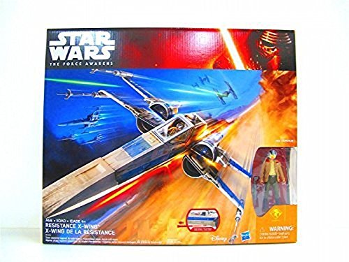 Star Wars: The Force Awakens, Exclusive Resistance X-Wing with Poe Dameron Action Figure