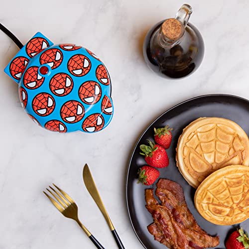 Uncanny Brands Marvel Spider-Man Mini Waffle Maker - Marvel Kitchen Appliance