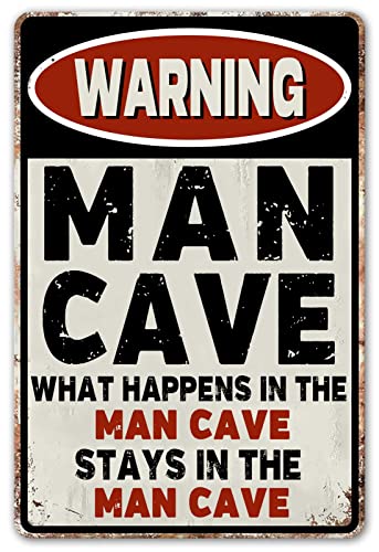 CrazySign Funny Bar Sign Man Cave Vintage Metal Sign For Garage Home Bar Wall Decor (240)