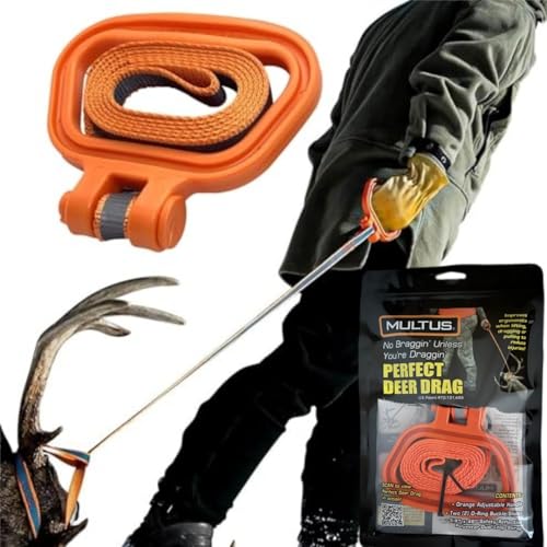 MULTUS Perfect Deer Drag Rope - Unique Hunting Gifts for Men - Essential Hunting Gear and Accessories - Deer Pull Strap