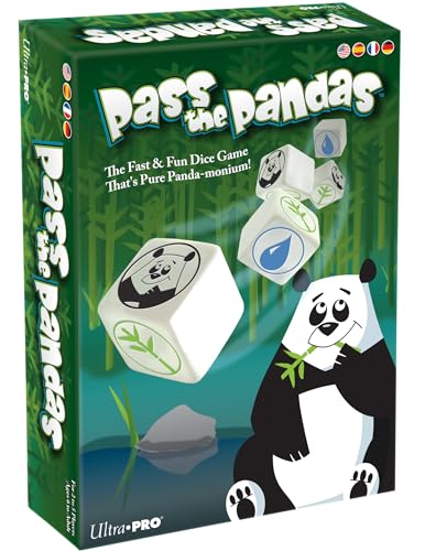 Pass The Pandas - Family-friendly activity, dice rolling game, fun party option, kids' dice game, board game for kids, strategy play, fast-paced fun